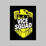 Vice Squad  čierna hrubá mikina na zips s kapucou stiahnuteľnou šnúrkami